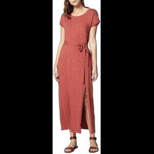 Sanctuary Terracotta Maxi Shirt Dress in Medium